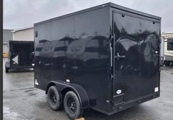 2023 Fast Cargo 6×12 Tandem Axle Blackout Enclosed Trailer - Image 3