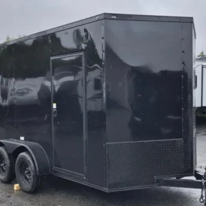 2023 Fast Cargo 6×12 Tandem Axle Blackout Enclosed Trailer