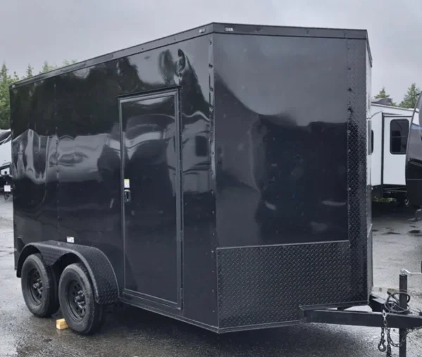 2023 Fast Cargo 6×12 Tandem Axle Blackout Enclosed Trailer