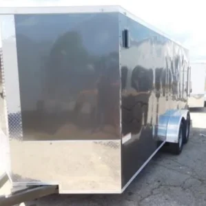 2023 Fast Cargo Charcoal Gray 7×16 Enclosed Cargo Trailer