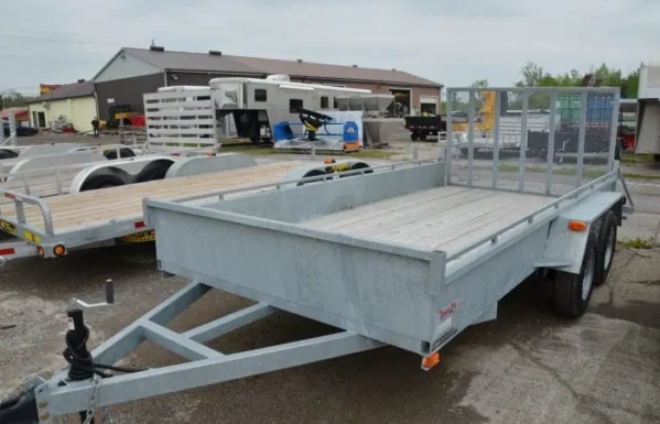 2023 Advantage 14′ Galvanized Landscape Trailer - Image 3