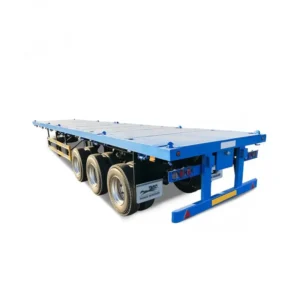 45ft Semi Trailer – 3 Axle Low Flatbed Container Semi Trailer