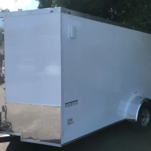 2023 Fast Cargo 6×12 V-nose Enclosed Cargo Trailer With Ramp Door
