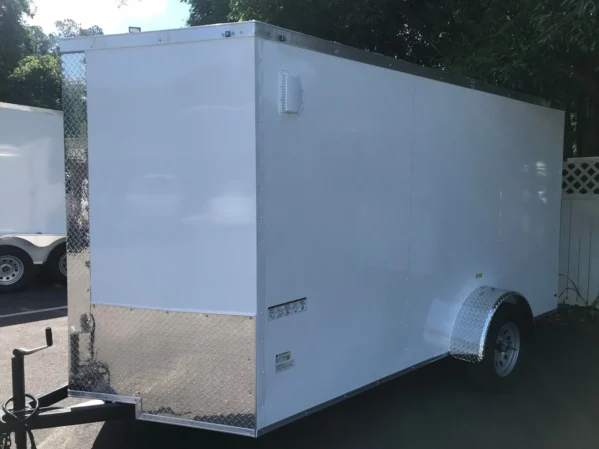 2023 Fast Cargo 6×12 V-nose Enclosed Cargo Trailer With Ramp Door